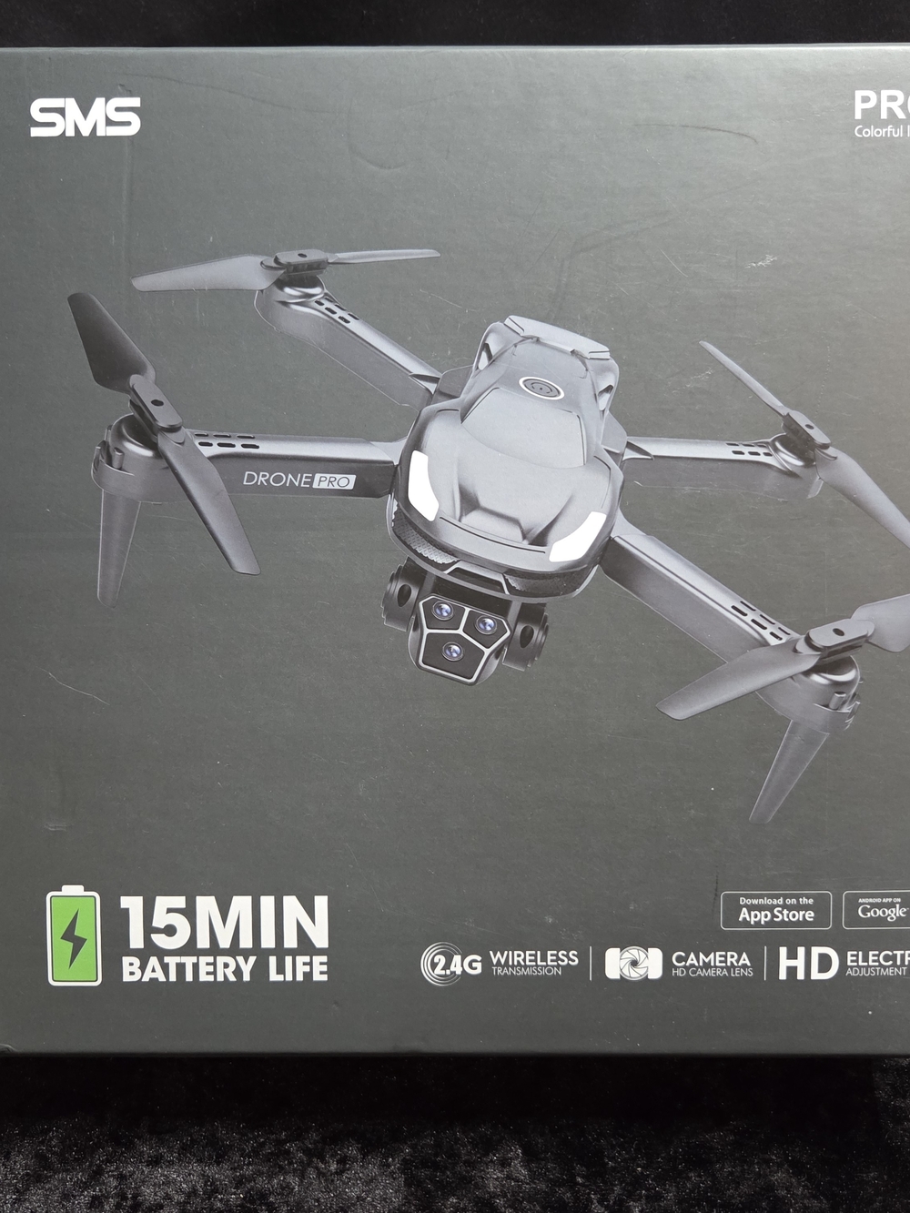 Myshle SMS Drone Foldable Drones with Dual HD Cameras & Avoids Obstacles  Drone